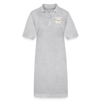 Noch son Ding und ich ruf meine Oma an - Stanley/Stella Frauen Bio-Polokleid PAIGER - Schwarz - Vorne