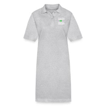 Wirbelsäulenversteifungschirurgie Erholung Belastung Lendenwirbelsäule - Stanley/Stella Frauen Bio-Polokleid PAIGER - Schwarz - Vorne