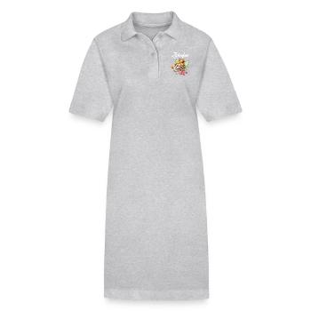 Lustige Zahnfee Karneval Kostüm Zauberstab Sterne - Stanley/Stella Frauen Bio-Polokleid PAIGER - Schwarz - Vorne