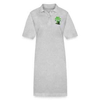 St. Patrick's Tag - Stanley/Stella Frauen Bio-Polokleid PAIGER - Schwarz - Vorne