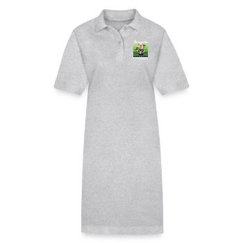 Pénalité de football Joueur de football Arbitre Drôle - Robe polo bio PAIGER Stanley/Stella Femme - noir - Devant