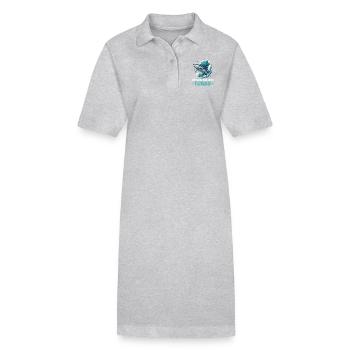 Tuna Thunfische Thunfisch - Stanley/Stella Frauen Bio-Polokleid PAIGER - Schwarz - Vorne