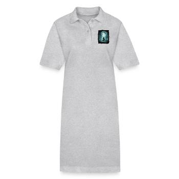Werewolf - the call of the full moon - Stanley/Stella PAIGER Organic Women’s Polo Dress - black - Front