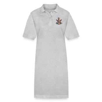 Otter - Stanley/Stella Frauen Bio-Polokleid PAIGER - Schwarz - Vorne