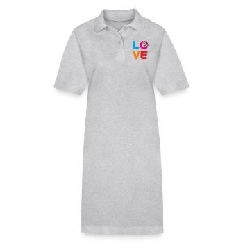 LOVE STECKENPFERD - Stanley/Stella Frauen Bio-Polokleid PAIGER - Schwarz - Vorne