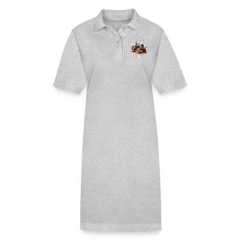 TRAKTOR NICHT DIE MINUTEN - Stanley/Stella Frauen Bio-Polokleid PAIGER - Schwarz - Vorne