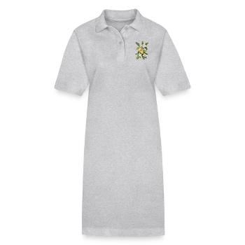 Zitrone - Stanley/Stella Frauen Bio-Polokleid PAIGER - Schwarz - Vorne