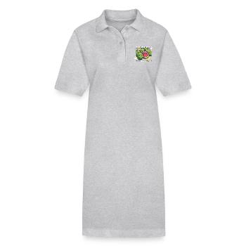 VOUS NE FAITES QU’UN DANS UN MELON - Robe polo bio PAIGER Stanley/Stella Femme - noir - Devant