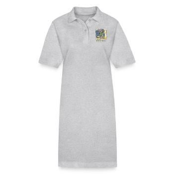 Sternzeichen-Krebs - Stanley/Stella Frauen Bio-Polokleid PAIGER - Schwarz - Vorne
