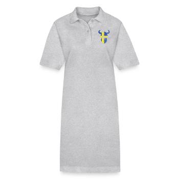 Schweden Wikinger Flagge - Stanley/Stella Frauen Bio-Polokleid PAIGER -  - Vorne