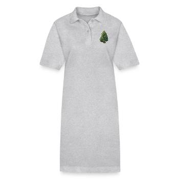 Tanne einzelner Baum - Stanley/Stella Frauen Bio-Polokleid PAIGER - Schwarz - Vorne
