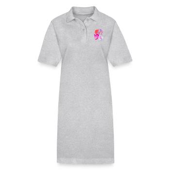 Love Overflow - Stanley/Stella Frauen Bio-Polokleid PAIGER - Schwarz - Vorne
