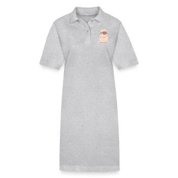 Torte - Stanley/Stella Frauen Bio-Polokleid PAIGER - Schwarz - Vorne