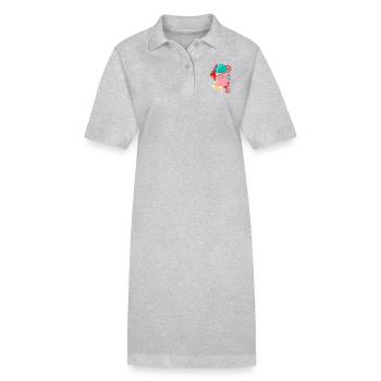Summer ice cream in style - Stanley/Stella PAIGER Organic Women’s Polo Dress - black - Front