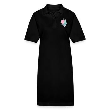 Shape Design Vintage Tribar - Robe polo bio PAIGER Stanley/Stella Femme - noir - Devant
