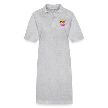 Cool Dude - Cool Guy - Stanley/Stella PAIGER Organic Women’s Polo Dress - black - Front