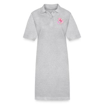 Zwillinge - Stanley/Stella Frauen Bio-Polokleid PAIGER - Schwarz - Vorne