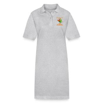 Alkoholischer Amazonas-Papagei - Stanley/Stella Frauen Bio-Polokleid PAIGER - Schwarz - Vorne