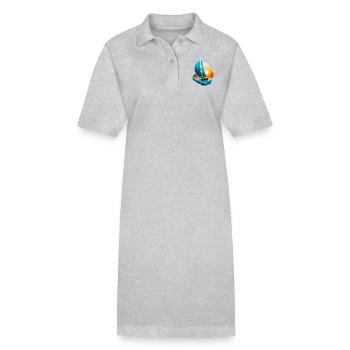 Sailing - Stanley/Stella PAIGER Organic Women’s Polo Dress - black - Front