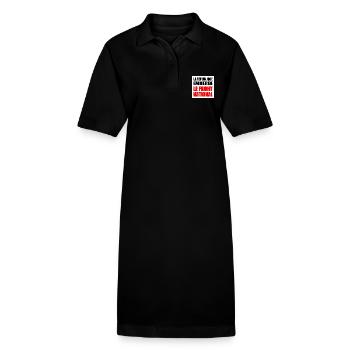 The Republic fucks the National Front - Stanley/Stella PAIGER Organic Women’s Polo Dress - black - Front