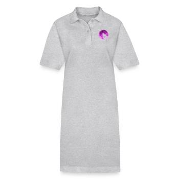 t-shirt de loup pleine lune - Robe polo bio PAIGER Stanley/Stella Femme - noir - Devant