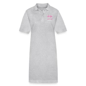 KOSMETIKERIN Geschenk - Stanley/Stella Frauen Bio-Polokleid PAIGER - Schwarz - Vorne