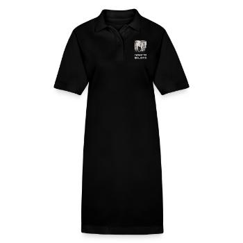 I want to believe - Bigfoot Sasquatch - Stanley/Stella Frauen Bio-Polokleid PAIGER - Schwarz - Vorne