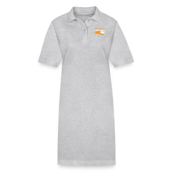 HOLZ SÄGE KETTENSÄGE GESCHENK WALD FÖRSTER BERUF - Stanley/Stella Frauen Bio-Polokleid PAIGER - Schwarz - Vorne