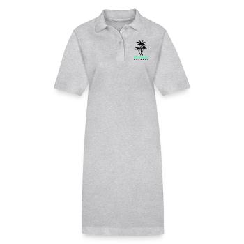 barcelona - Stanley/Stella Frauen Bio-Polokleid PAIGER - Schwarz - Vorne