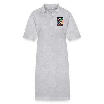 Bear in Concert - Stanley/Stella PAIGER Organic Women’s Polo Dress - black - Front