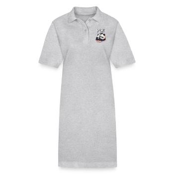 Lazy But Crazy - Stanley/Stella PAIGER Organic Women’s Polo Dress - black - Front