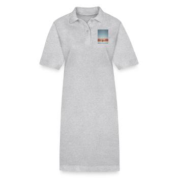 Minimalist Subway Moment - Stanley/Stella PAIGER Organic Women’s Polo Dress - black - Front