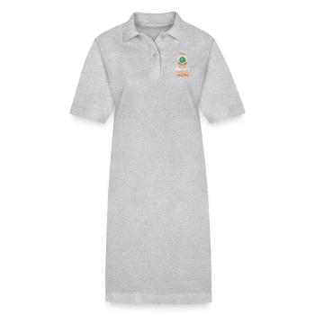 Je suis fondamentalement un cadeau majestueux de licorne - Robe polo bio PAIGER Stanley/Stella Femme - noir - Devant