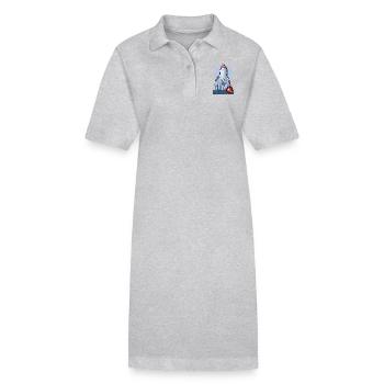Requin - Robe polo bio PAIGER Stanley/Stella Femme - noir - Devant