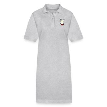 Rock sur graffiti - Robe polo bio PAIGER Stanley/Stella Femme - noir - Devant