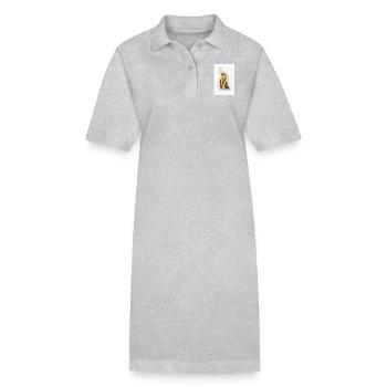 Münchner Kindl mit Lichtschwert - Stanley/Stella Frauen Bio-Polokleid PAIGER - Schwarz - Vorne