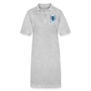 Undead Norse beings guarding treasures, possessing - Stanley/Stella PAIGER Organic Women’s Polo Dress - black - Front