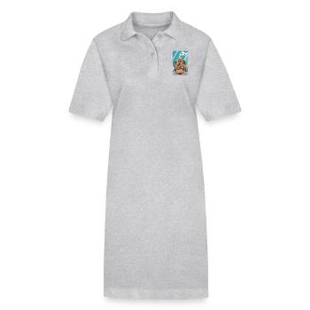 Illuminati oder nicht - Stanley/Stella Frauen Bio-Polokleid PAIGER - Schwarz - Vorne