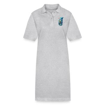 Fish Tuba - Stanley/Stella PAIGER Organic Women’s Polo Dress - black - Front