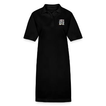 Erziehung - erstes Jahr der Elternschaft überlebt - Stanley/Stella Frauen Bio-Polokleid PAIGER - Schwarz - Vorne