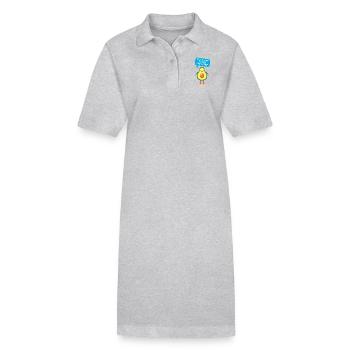 Guess It's Time For Some Avo-Cardio - Stanley/Stella PAIGER Organic Women’s Polo Dress - black - Front