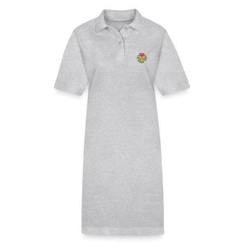 Beaver Christmas - Stanley/Stella PAIGER Organic Women’s Polo Dress - black - Front