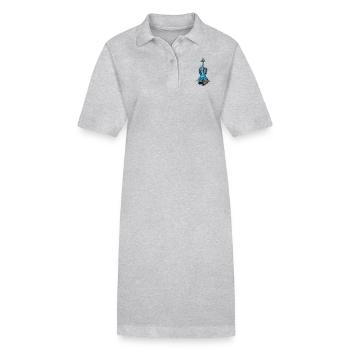 Fisch Violine - Stanley/Stella Frauen Bio-Polokleid PAIGER - Schwarz - Vorne