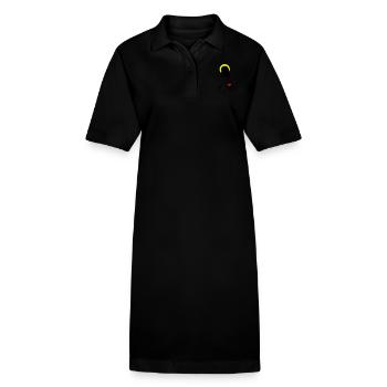 Maria - Stanley/Stella PAIGER Organic Women’s Polo Dress - black - Front