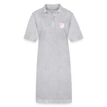 Kuhherz Teil 2 - Stanley/Stella Frauen Bio-Polokleid PAIGER - Schwarz - Vorne