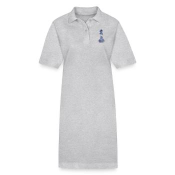 Reine Chess Piece Starry Night Galaxy cadeau - Robe polo bio PAIGER Stanley/Stella Femme - noir - Devant