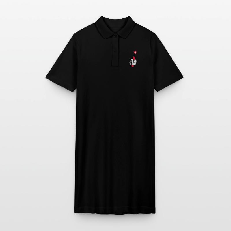 hand held tnt dynamite explode ex Stanley/Stella PAIGER Organic Women’s Polo Dress