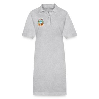 L’été au Canada - Robe polo bio PAIGER Stanley/Stella Femme - noir - Devant