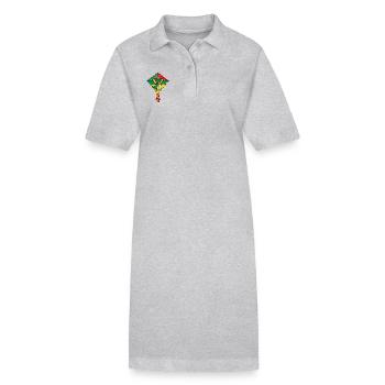 Süßer Flugdrachen - Stanley/Stella Frauen Bio-Polokleid PAIGER - Schwarz - Vorne