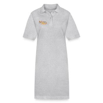 Euphonium Geometric - Stanley/Stella PAIGER Organic Women’s Polo Dress - black - Front